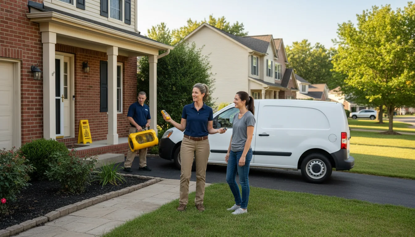 Water restoration image for Dehumidification And Cleanup Services in Brooklyn, CT
